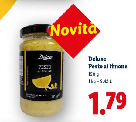 Deluxe Pesto al limone