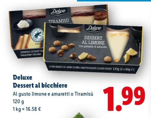 Deluxe Dessert al bicchiere