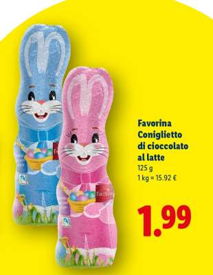 Favorina Coniglietto di cioccolato al latte