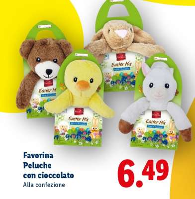 Favorina Peluche con cioccolato