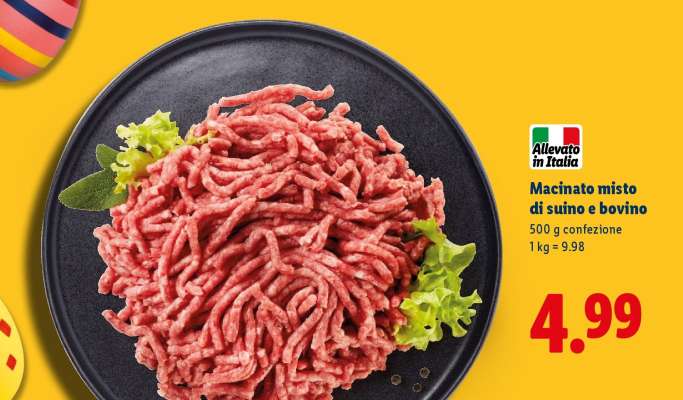 Macinato misto di suino e bovino