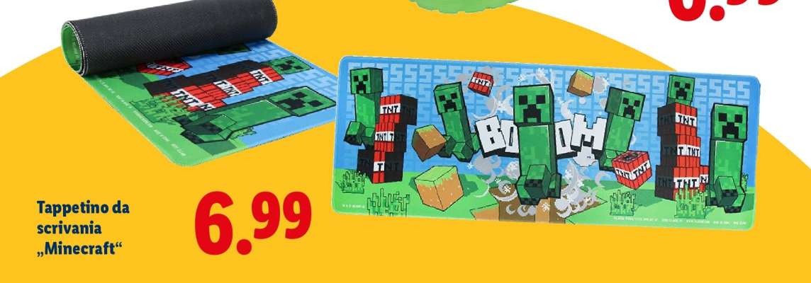 Tappetino da scrivania 'Minecraft'