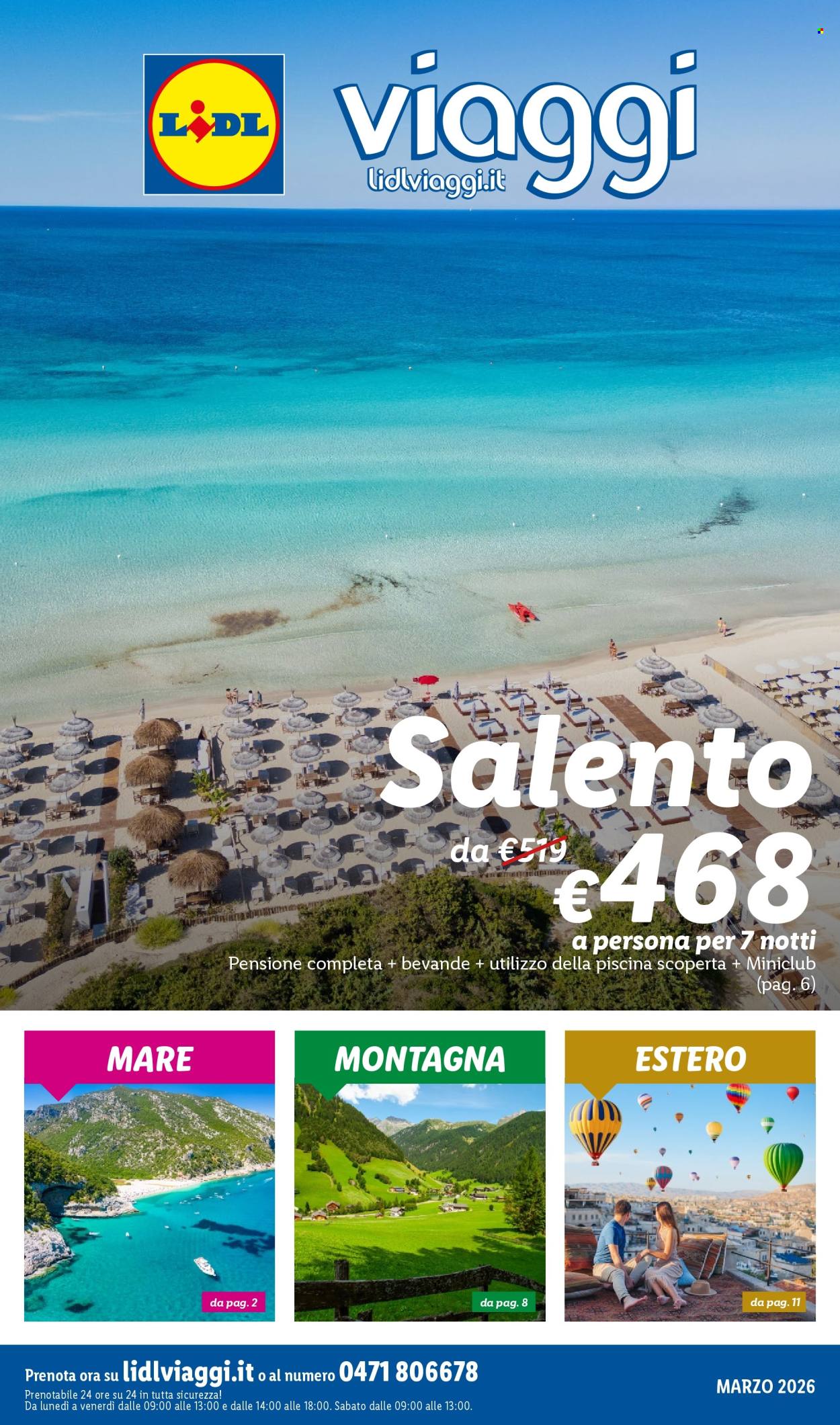 Volantino Lidl - 1/3/2026 - 31/3/2026. Pagina 1