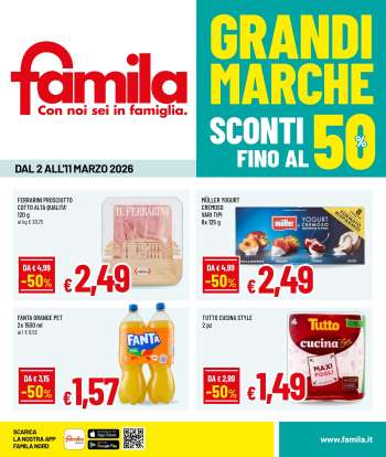 Volantino Famila - 2/3/2026 - 11/3/2026.