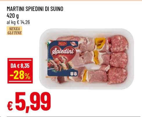MARTINI SPIEDINI DI SUINO