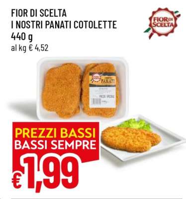 FIOR DI SCELTA I NOSTRI PANATI COTOLETTE