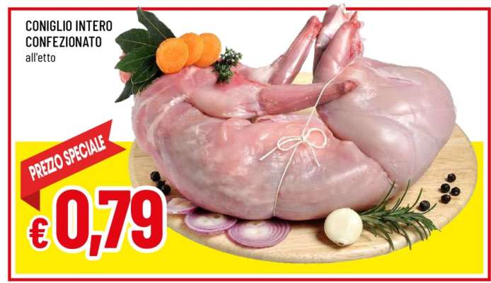 Coniglio Intero Confezionato