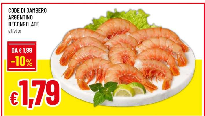 Code di Gambero Argentino Decongelate