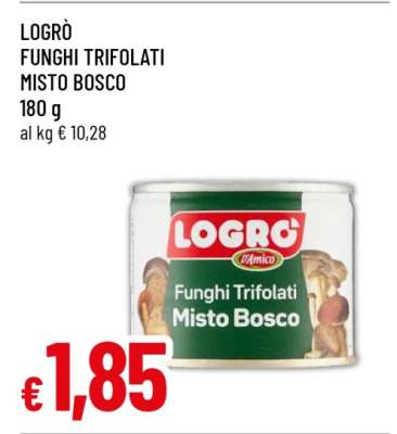 LOGRÒ FUNGHI TRIFOLATI MISTO BOSCO