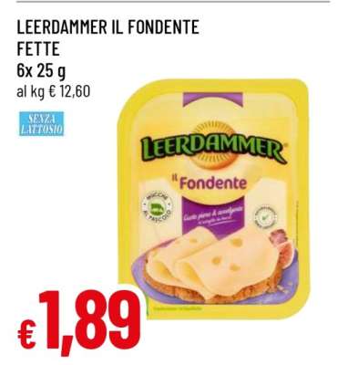 LEERDAMMER IL FONDENTE FETTE