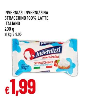 INVERNIZZI INVERNIZZINA STRACCHINO 100% LATTE ITALIANO