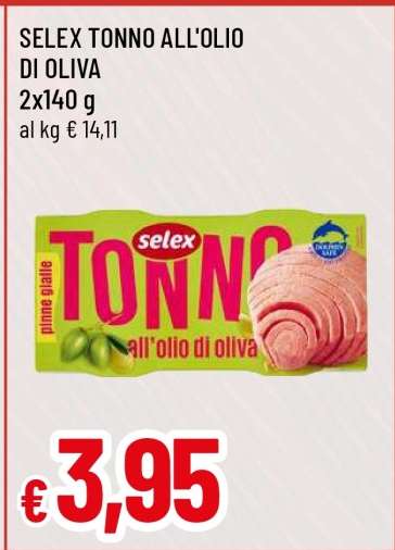 SELEX tonno all'olio di oliva