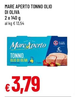 MARE APERTO Tonno olio di oliva