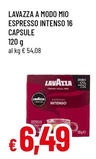 LAVAZZA A MODO MIO ESPRESSO INTENSO 16 CAPSULE