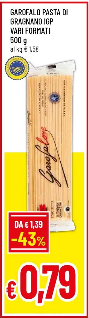 Garofalo Pasta di Gragnano IGP Vari Formati