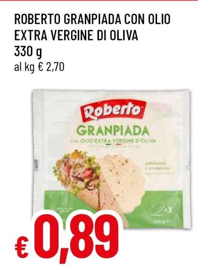 ROBERTO GRANPIADA CON OLIO EXTRA VERGINE DI OLIVA