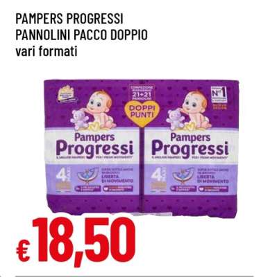 Pampers Progressi Pannolini Pacco Doppio