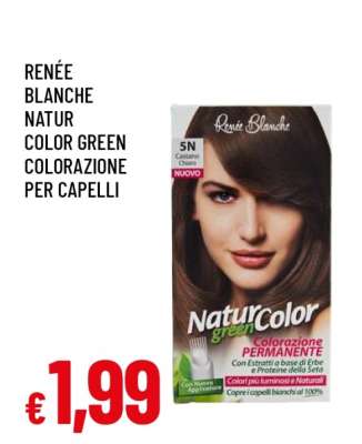 RENÉE BLANCHE NATUR COLOR GREEN COLORAZIONE PER CAPELLI