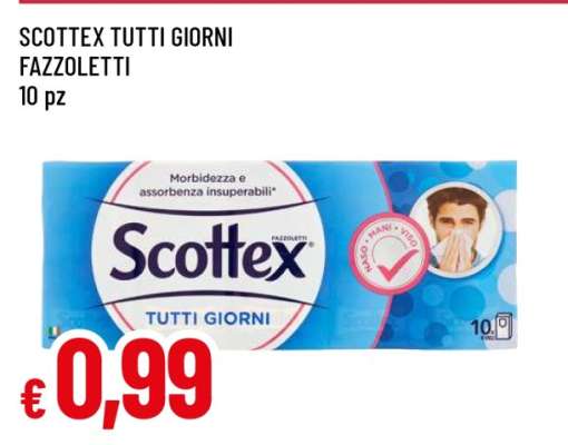SCOTTEX TUTTI GIORNI FAZZOLETTI
