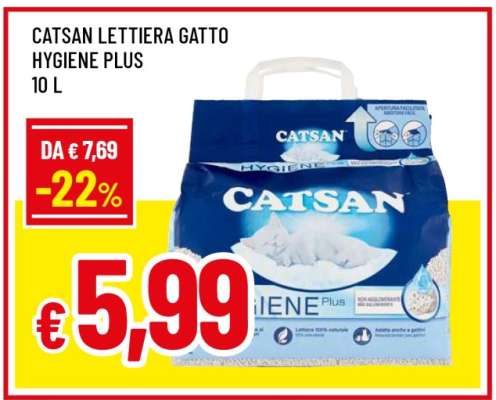 CATSAN LETTIERA GATTO HYGIENE PLUS