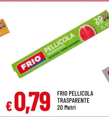 FRIO PELLICOLA TRASPARENTE 20 Metri