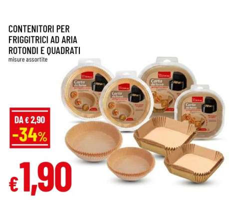 Contenitori per friggitrici ad aria