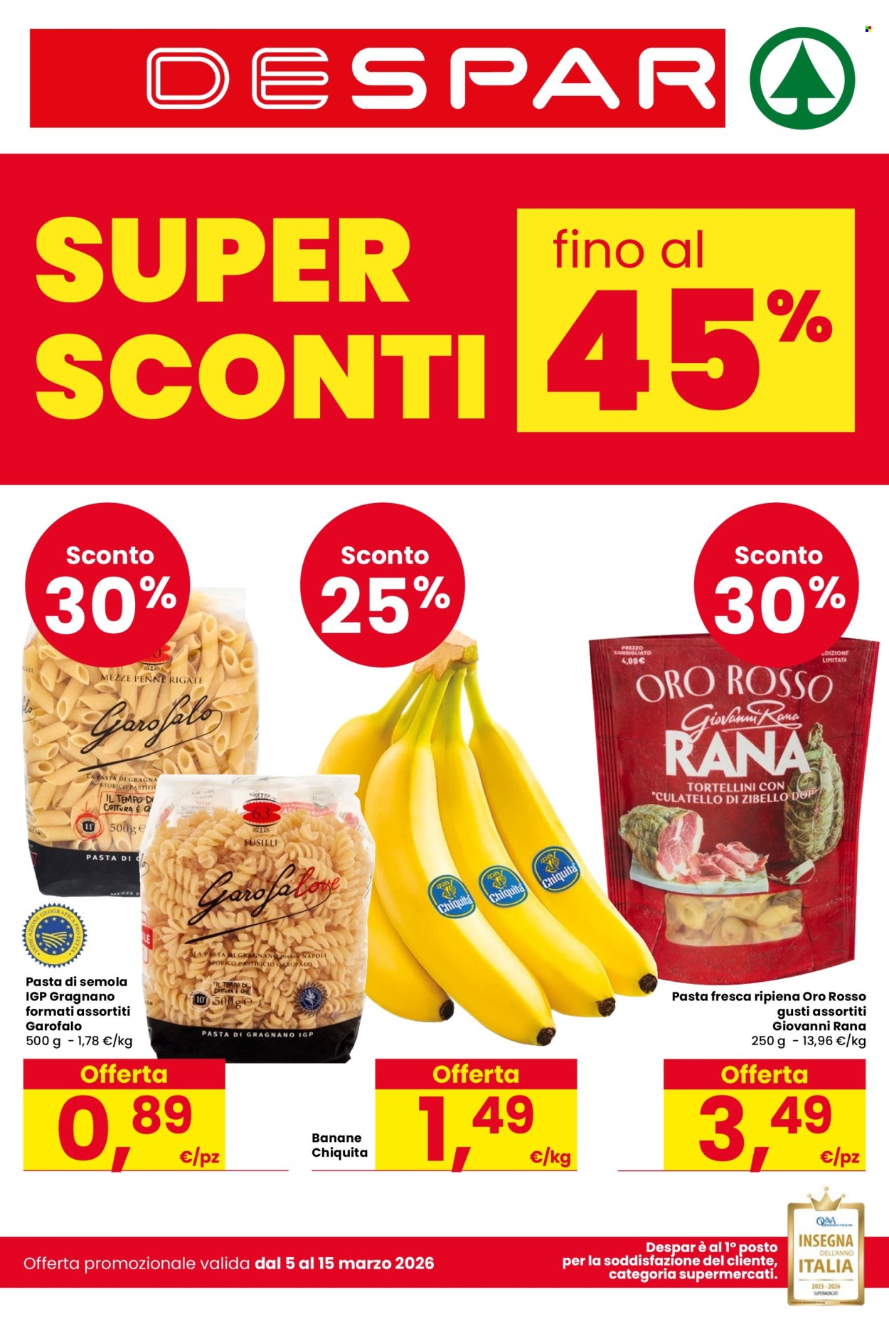 Volantino Despar - 5/3/2026 - 15/3/2026. Pagina 1
