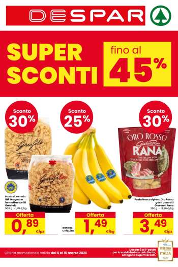 Volantino Despar - 5/3/2026 - 15/3/2026.