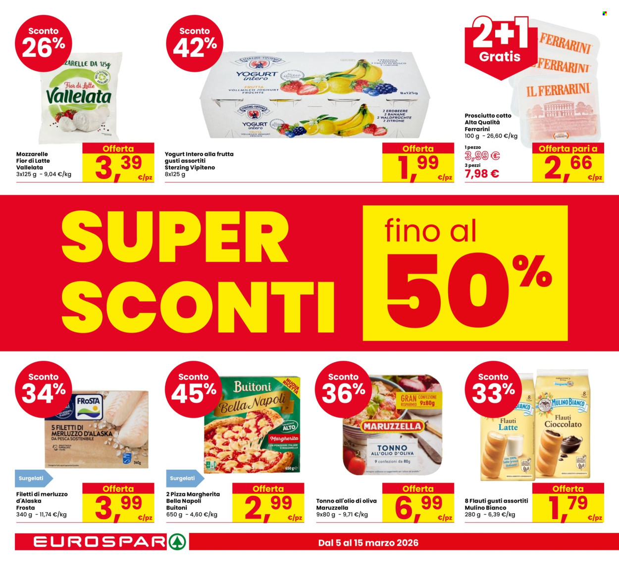 Volantino Eurospar - 5/3/2026 - 15/3/2026. Pagina 4