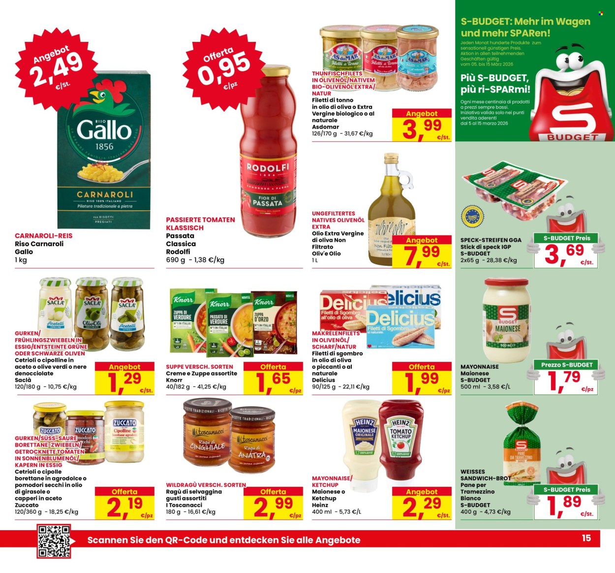 Volantino Eurospar - 5/3/2026 - 15/3/2026. Pagina 15