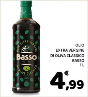 OLIO EXTRA VERGINE DI OLIVA CLASSICO BASSO