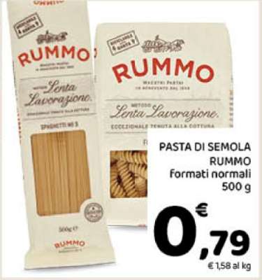 PASTA DI SEMOLA RUMMO