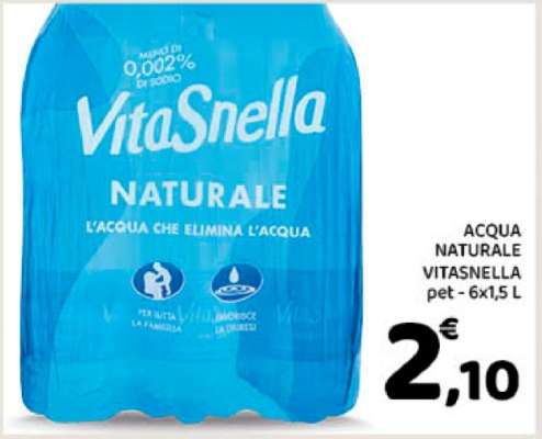 ACQUA NATURALE VITASNELLA