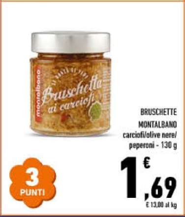 BRUSCHETTE MONTALBANO