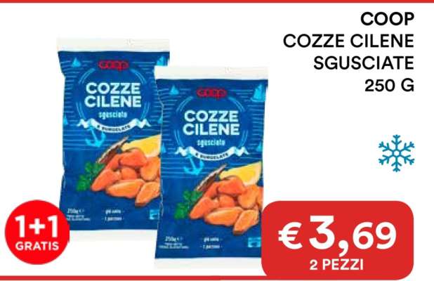 COOP COZZE CILENE SGUSCIATE 250 G