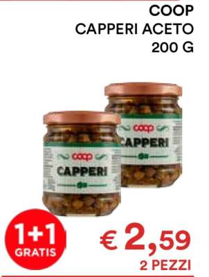 COOP CAPPERI ACETO 200 G