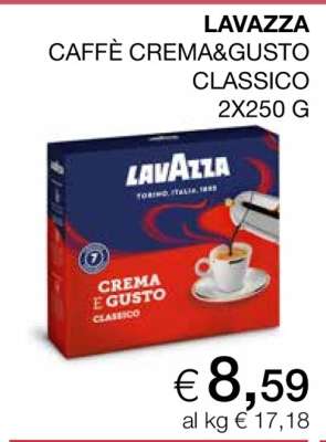 LAVAZZA CAFFÈ CREMA&GUSTO CLASSICO