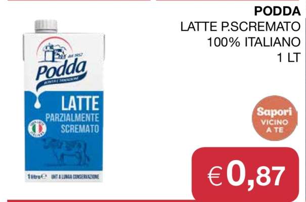 PODDA LATTE P.SCREMATO