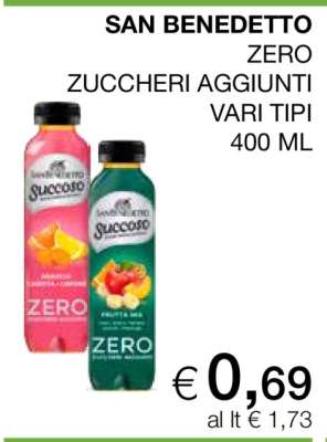 SAN BENEDETTO ZERO