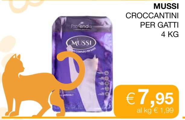 MUSSI CROCCANTINI PER GATTI 4 KG