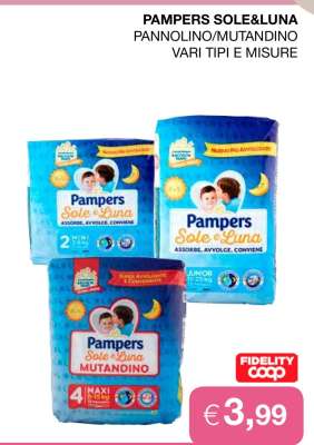 PAMPERS SOLE&LUNA
