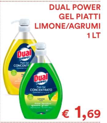 DUAL POWER GEL PIATTI LIMONE/AGRUMI
