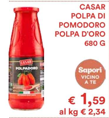 CASAR POLPA DI POMODORO POLPA D’ORO 680 G