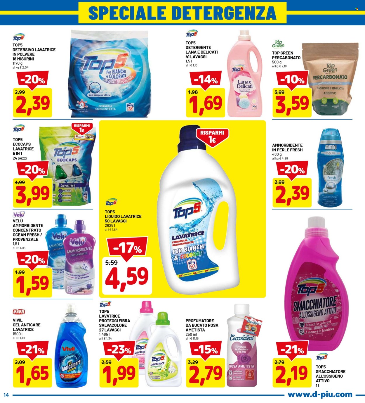 Volantino Dpiù - 5/3/2026 - 15/3/2026. Pagina 14