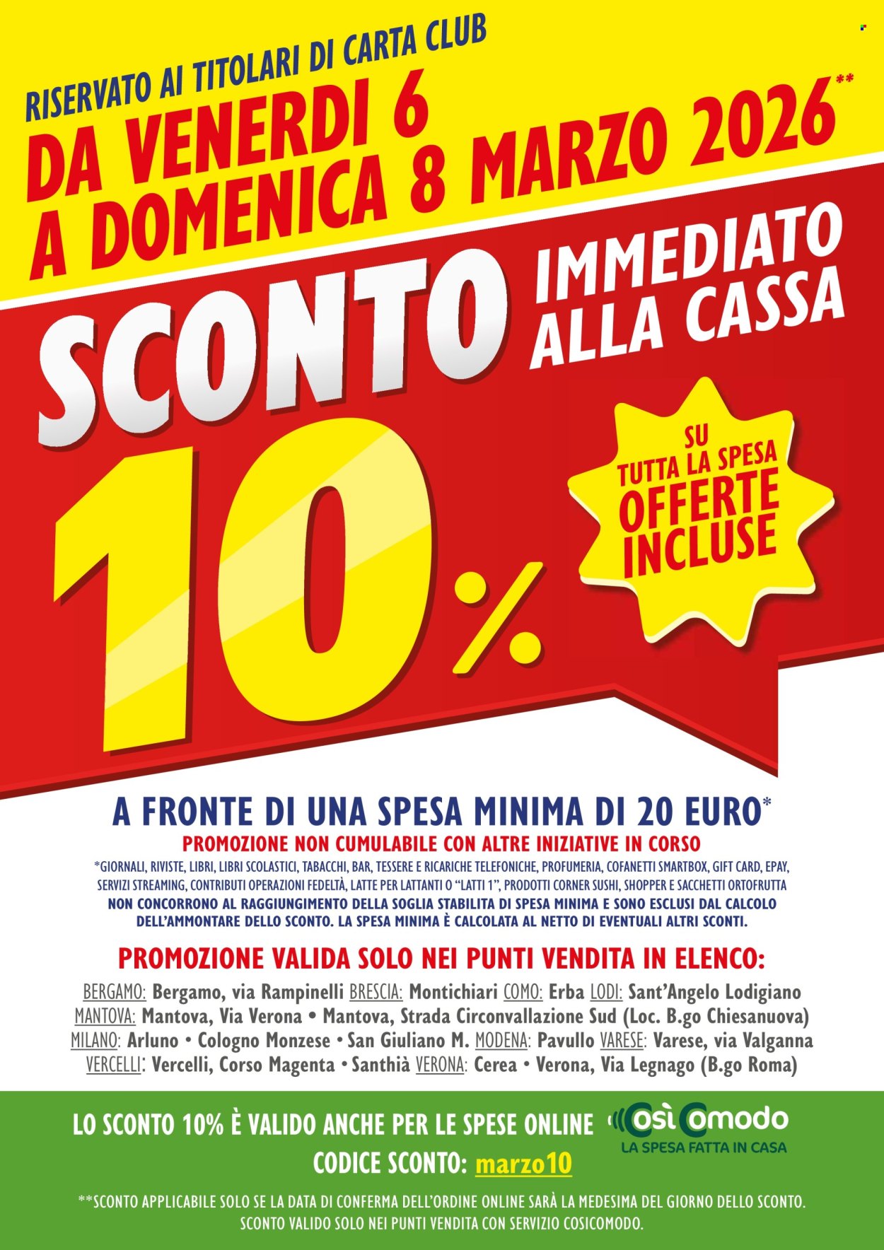 Volantino Famila - 6/3/2026 - 8/3/2026. Pagina 2