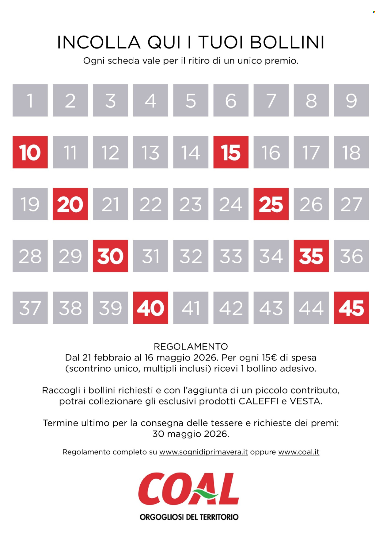 Volantino COAL - 21/2/2026 - 16/5/2026. Pagina 6