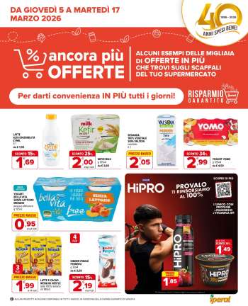 Volantino Iperal - 5/3/2026 - 17/3/2026.
