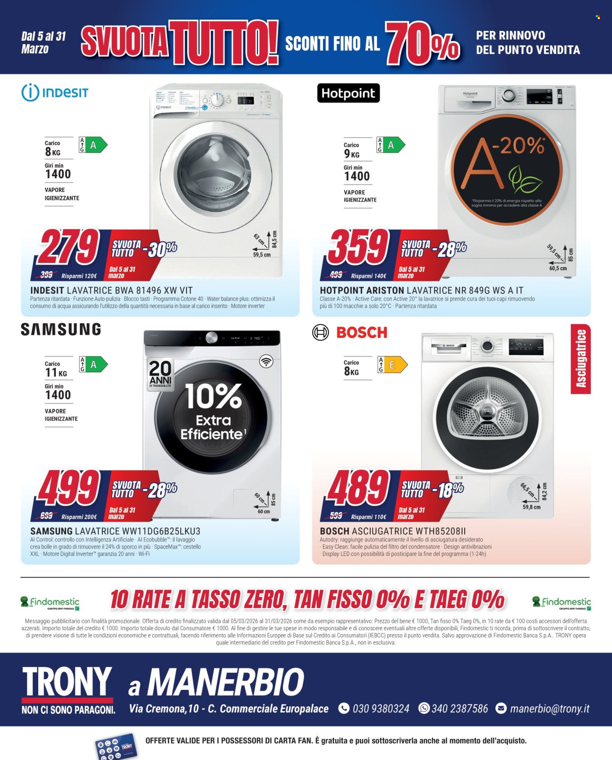 Volantino Trony - 5/3/2026 - 31/3/2026. Pagina 8