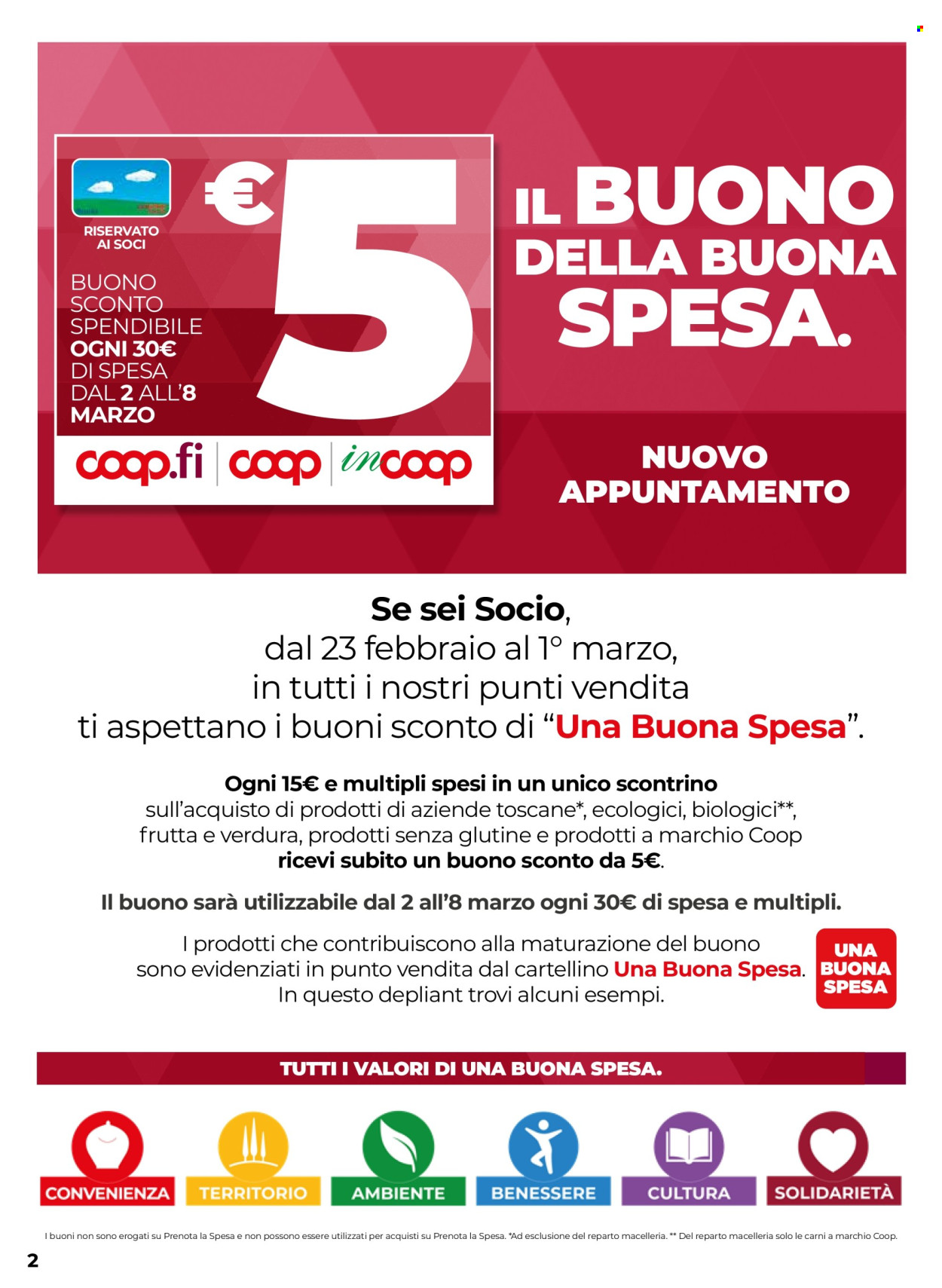 Volantino Coop - 5/3/2026 - 18/3/2026. Pagina 2