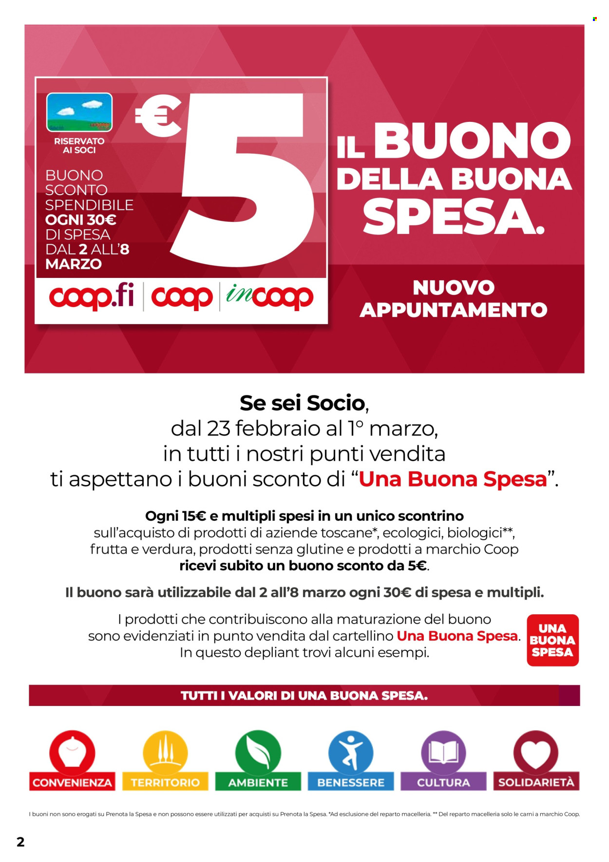 Volantino Coop - 5/3/2026 - 18/3/2026. Pagina 2